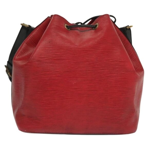 LOUIS VUITTON Epi Petit Noe Bag BiColor Black Red - Picture 2 of 15